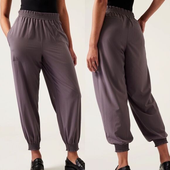 NWT Athleta Savannah Joggers in Dusk Violet - Size: 4 - Picture 1 of 9